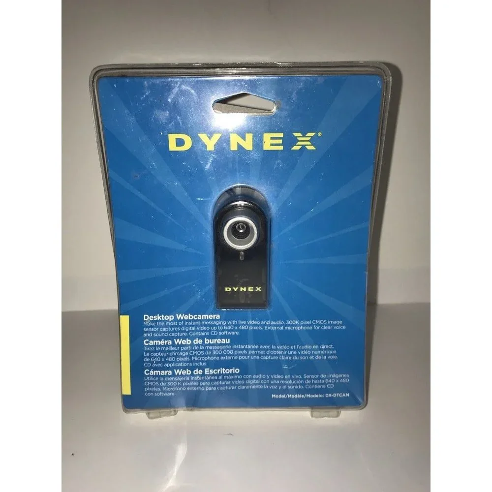 Dynex Desktop Web Camera DX-DTCAM 300K USB NEW SEALED